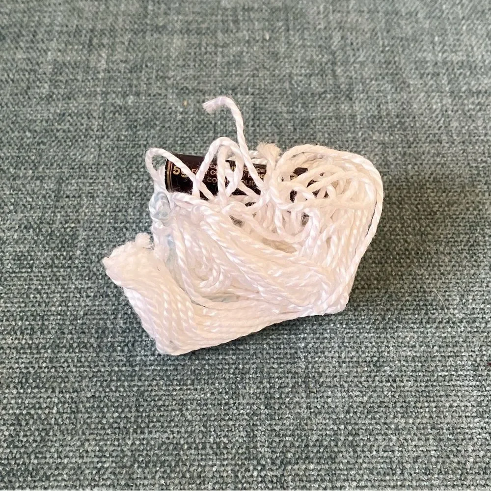 White Needlepoint Thread Yarn